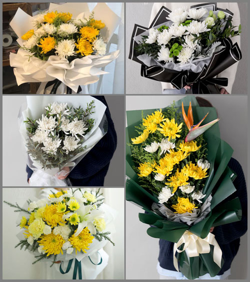 河南南阳卧龙区靳岗街道香铺村白事花束代送